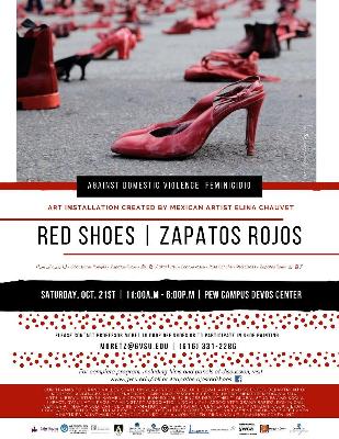 Art Installation: Red Shoes | Zapatos Rojos